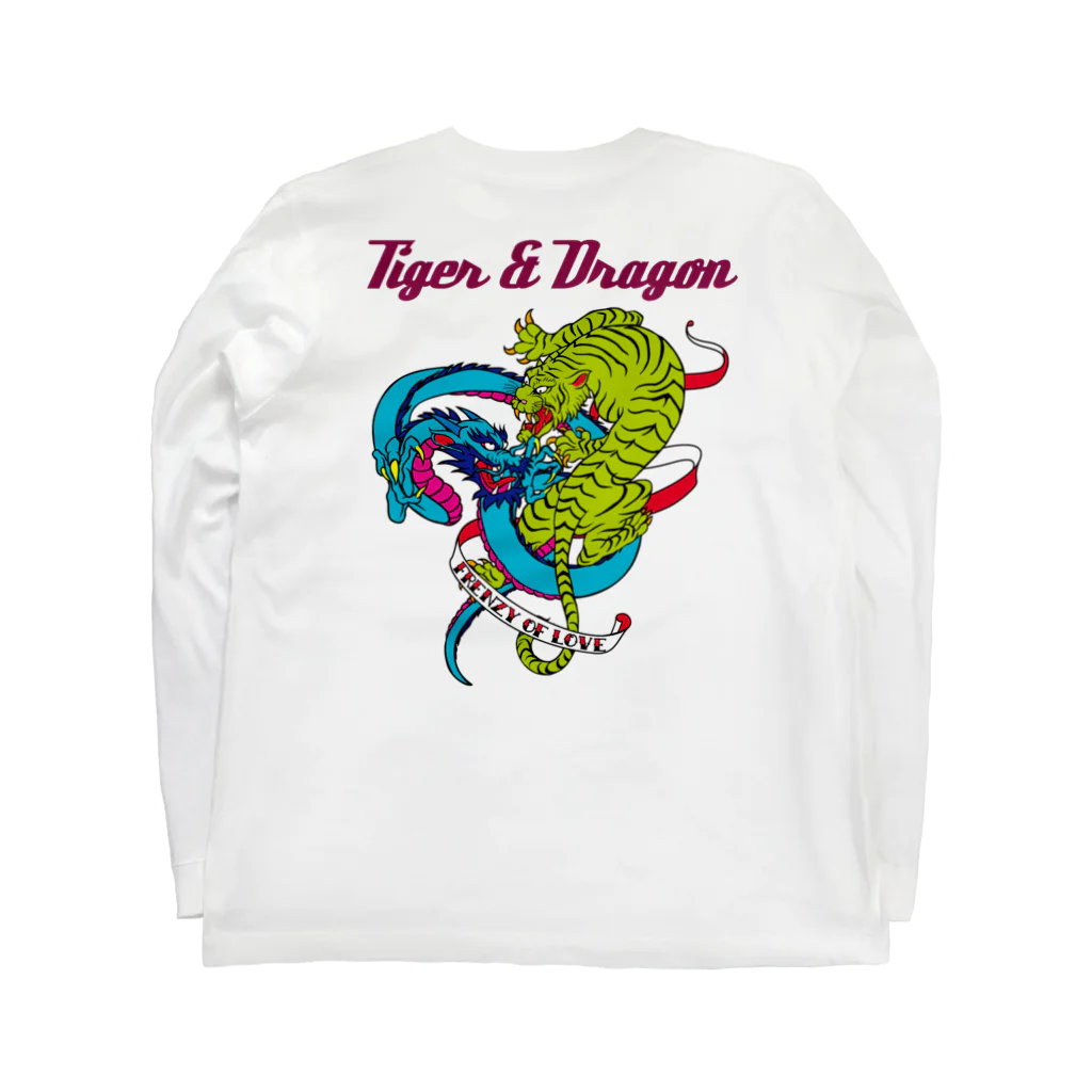 JOKERS FACTORYのTIGER ＆ DRAGON ロングスリーブTシャツの裏面