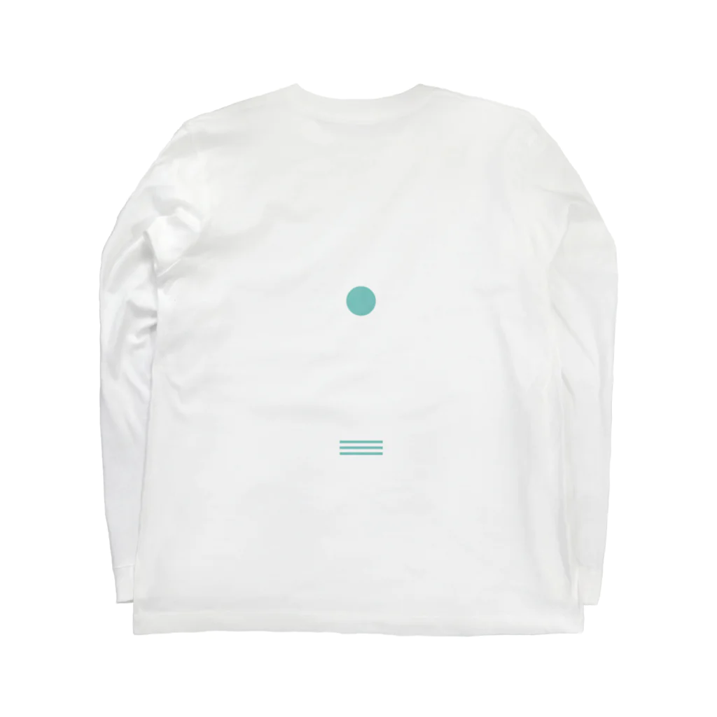 goodlook_tokyoのcircle_line Long Sleeve T-Shirt :back