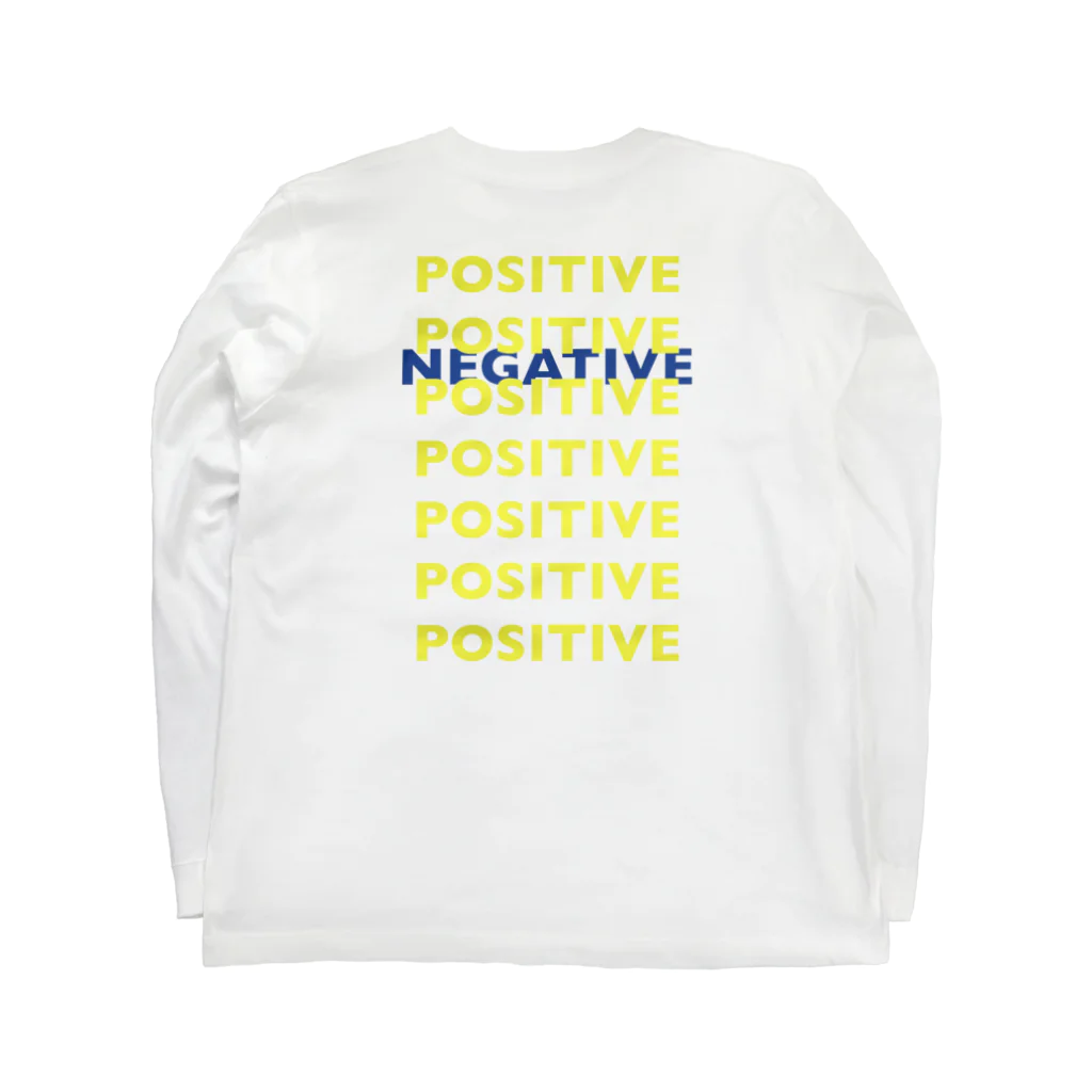 ぽよっとちよっとのPOSITIVE ロングスリーブTシャツの裏面