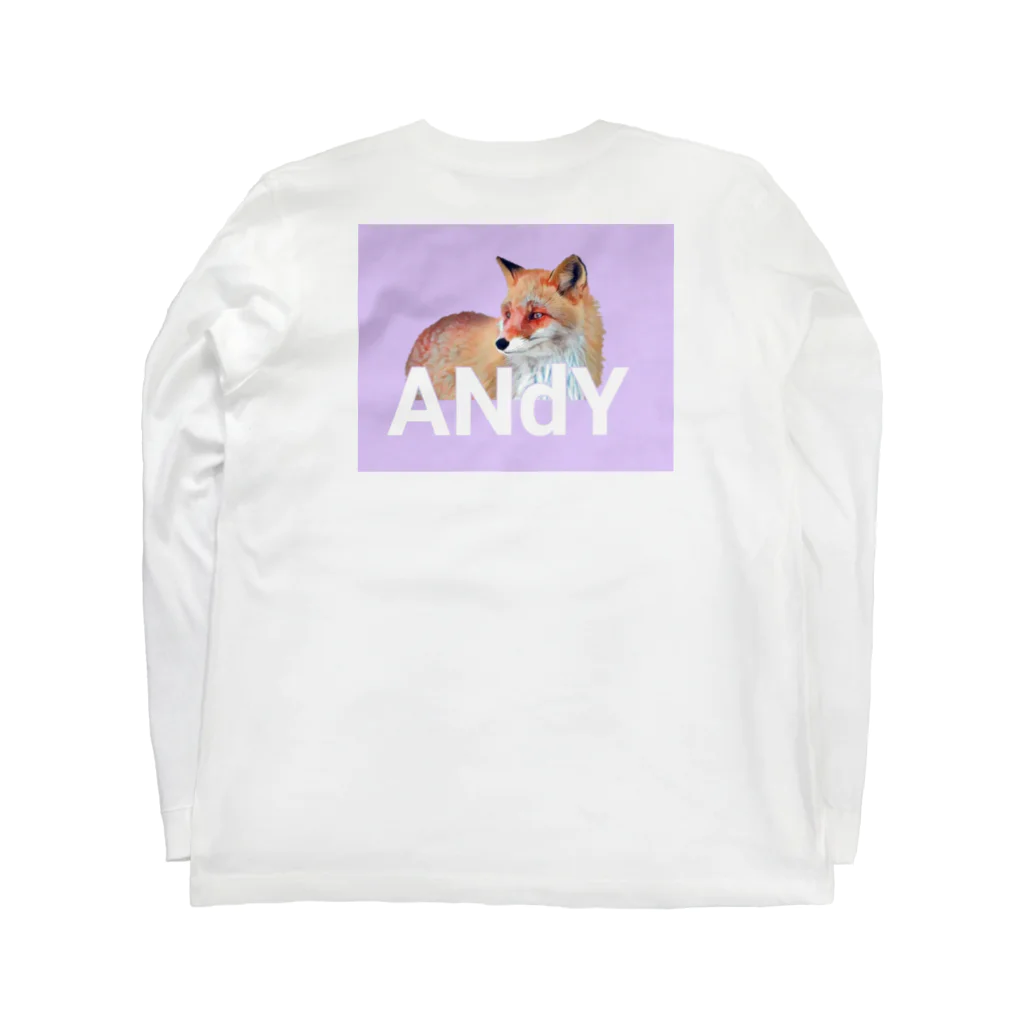 ANdYのANdY　FOX Long Sleeve T-Shirt :back