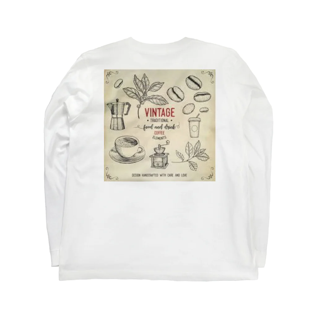 tantanのコーヒー Long Sleeve T-Shirt :back