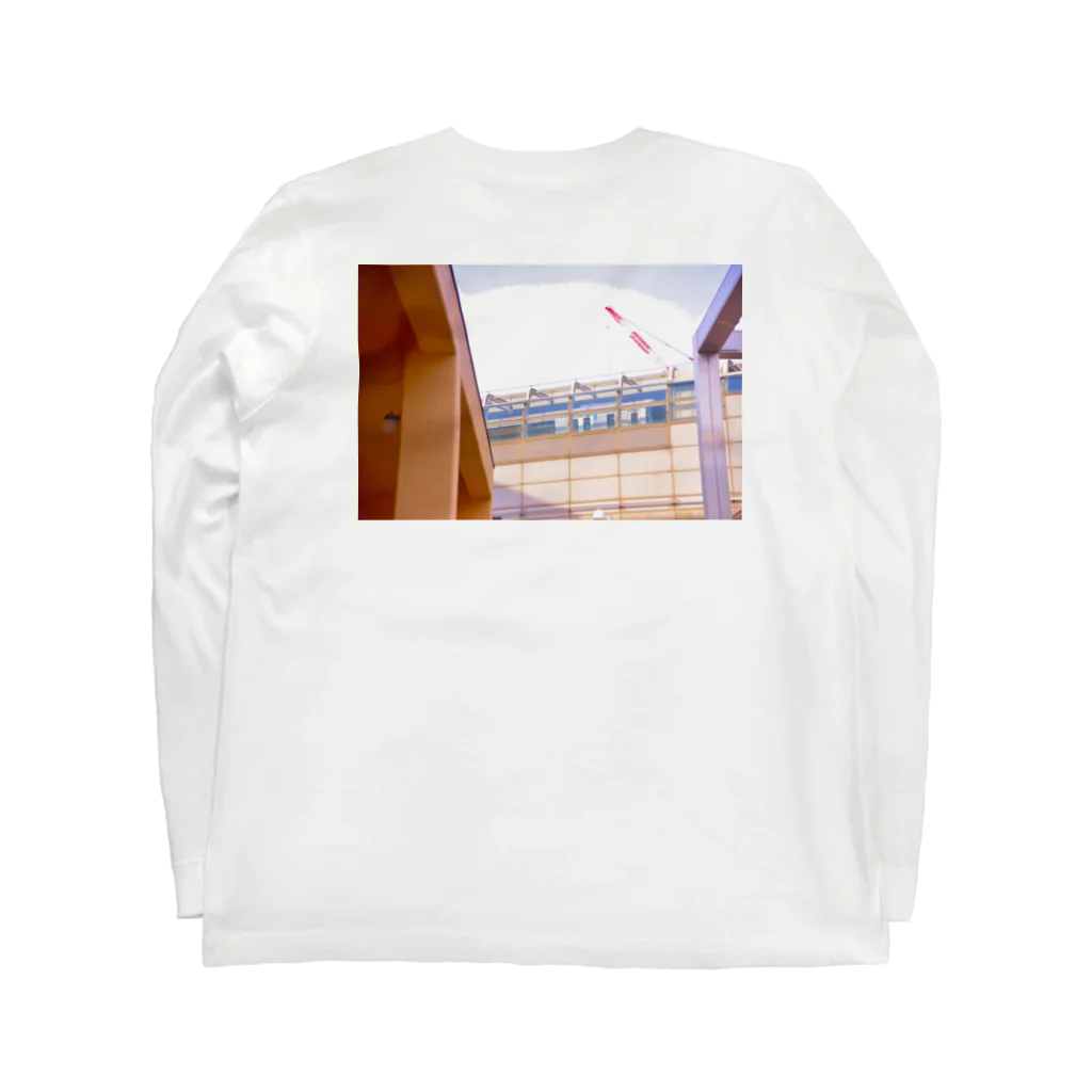 moromoroの春の空 Long Sleeve T-Shirt :back