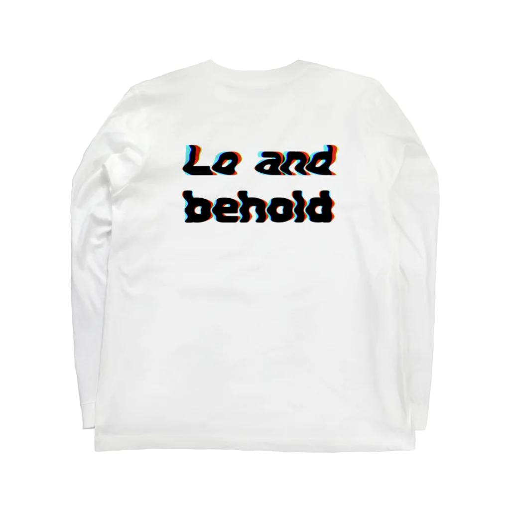 Lo and beholdのアナログロゴ ロングスリーブTシャツの裏面