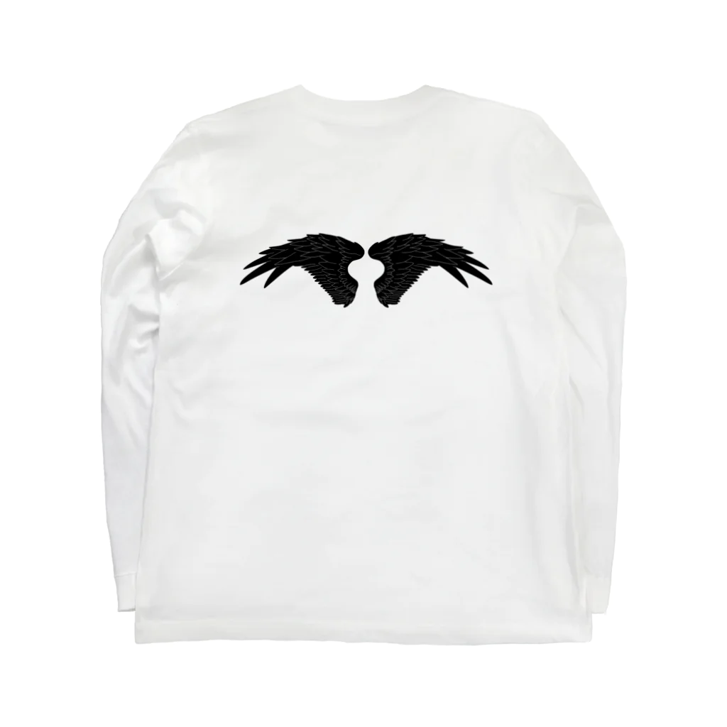 meMEmeの羽根 Long Sleeve T-Shirt :back