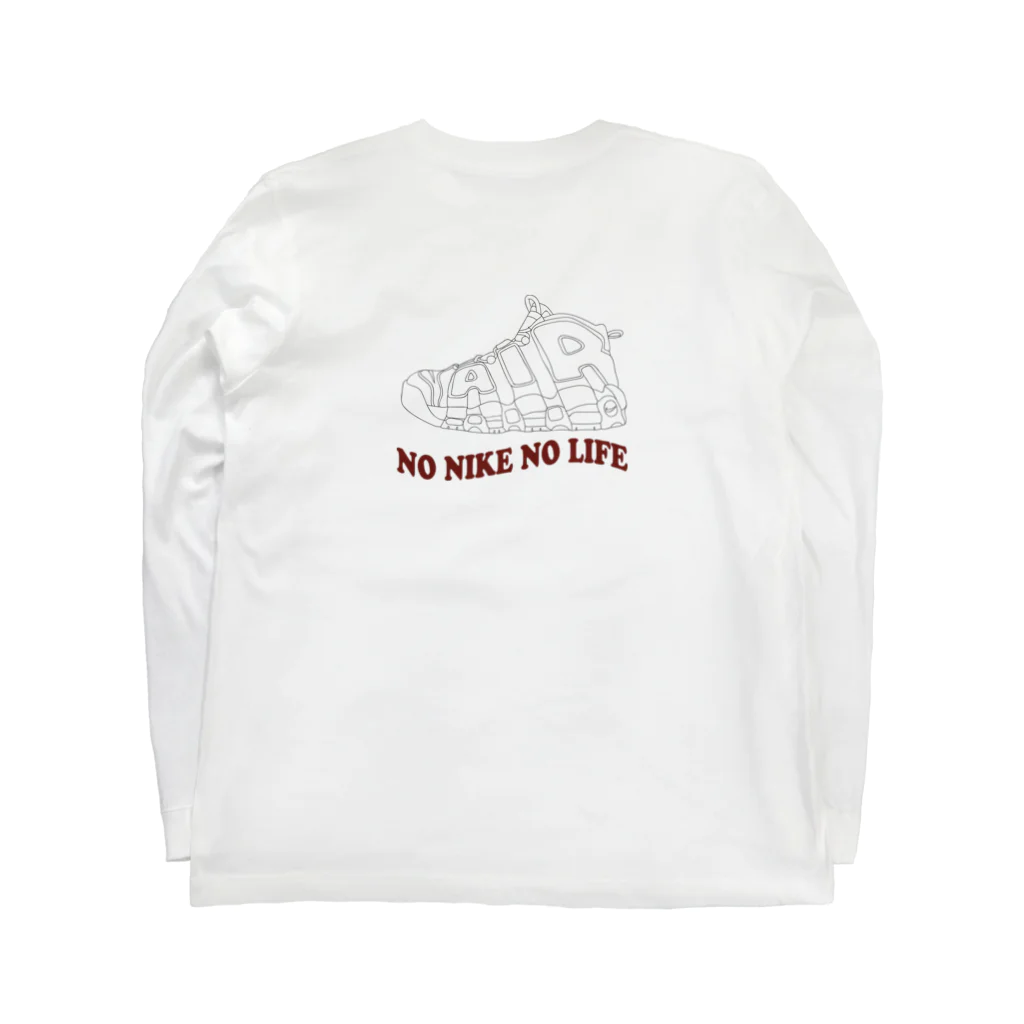 LAMEY_DESIGNのNO NIKE NO LIFE ロングスリーブTシャツの裏面