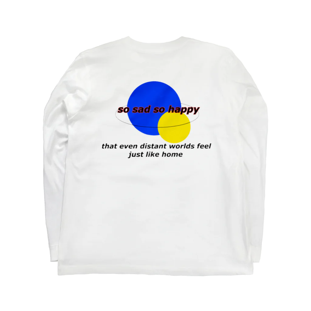 smileeeのso sad so happy Long Sleeve T-Shirt :back