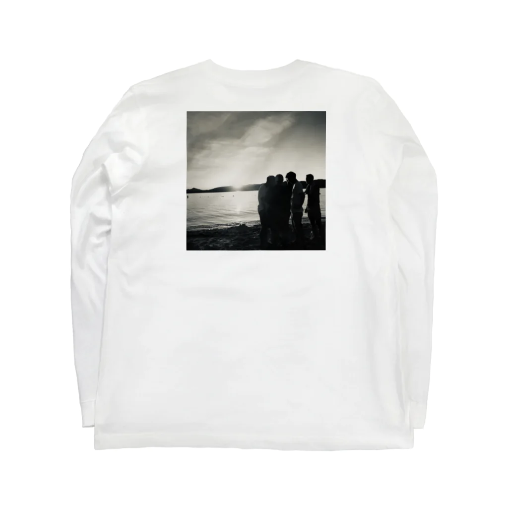 22 shirtのSunrise Print  롱 슬리브 티셔츠の裏面