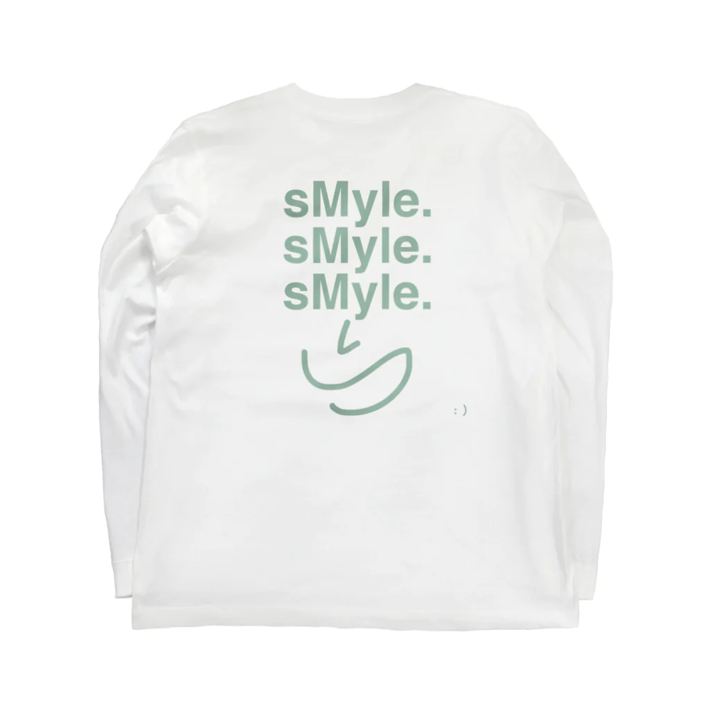 nahl___のsMyle. back print long T shirt ロングスリーブTシャツの裏面