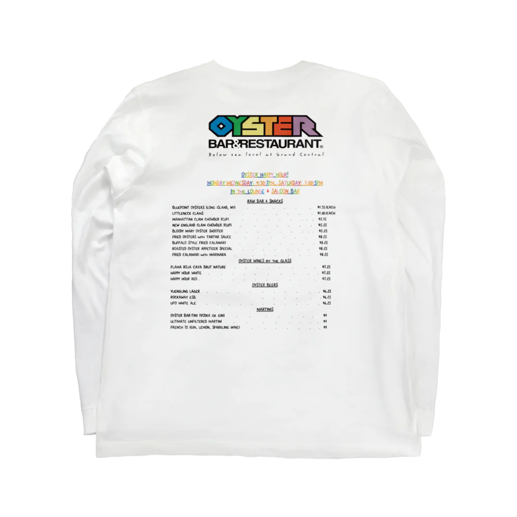 kskwのoysterbar Long Sleeve T-Shirt :back