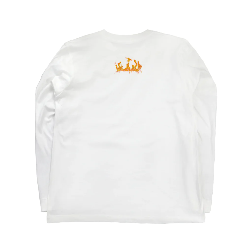 覇琉火の爬虫類ガチ地球最強卍 Long Sleeve T-Shirt :back