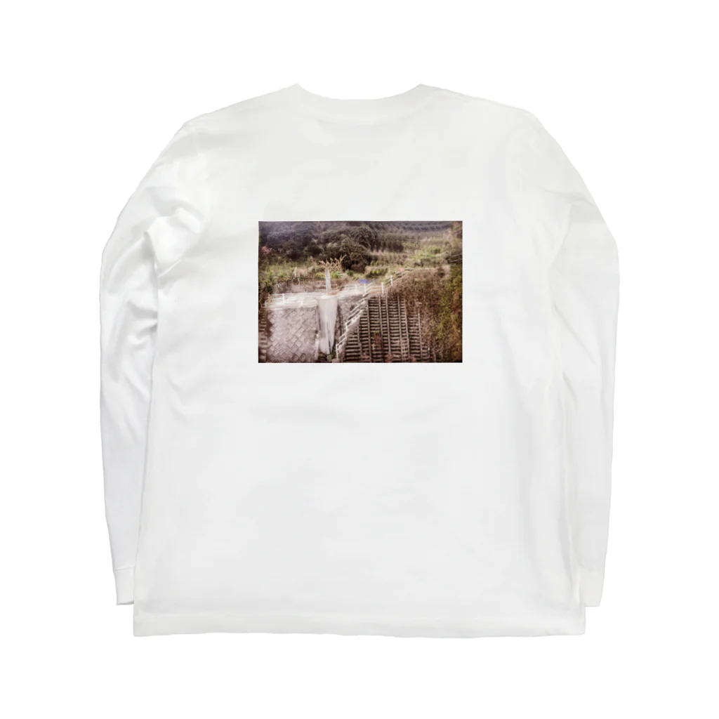 BakistammのBakistamm 歪み ロンTee Long Sleeve T-Shirt :back