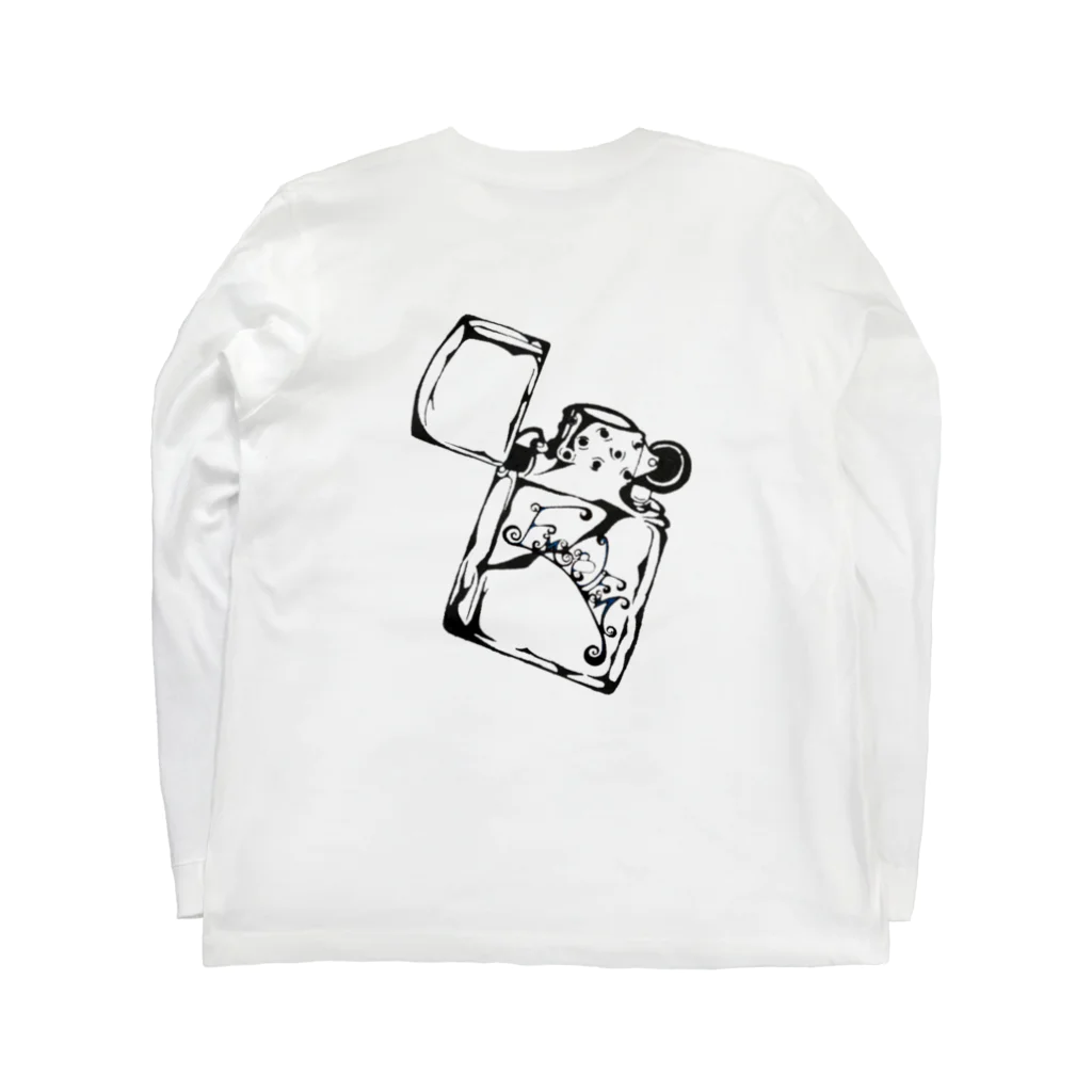 emblemのemble(m).   zippo t ロングスリーブTシャツの裏面