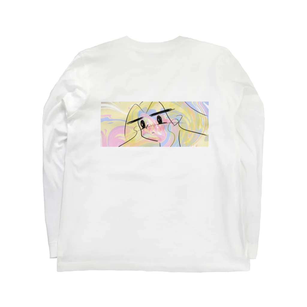 パセリぷに子のP03 ロングスリーブTシャツの裏面