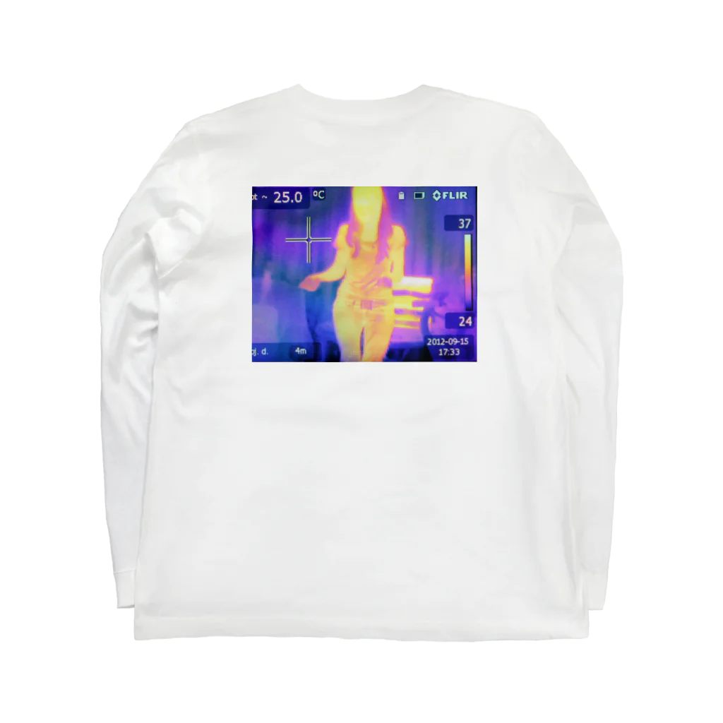 JP DRUGのサーモグラフィ Long Sleeve T-Shirt :back