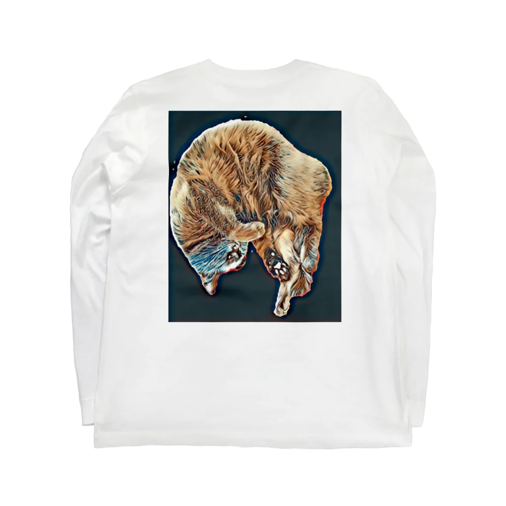 ゆかちゃぶのMy Sweet Cat7 Long Sleeve T-Shirt :back