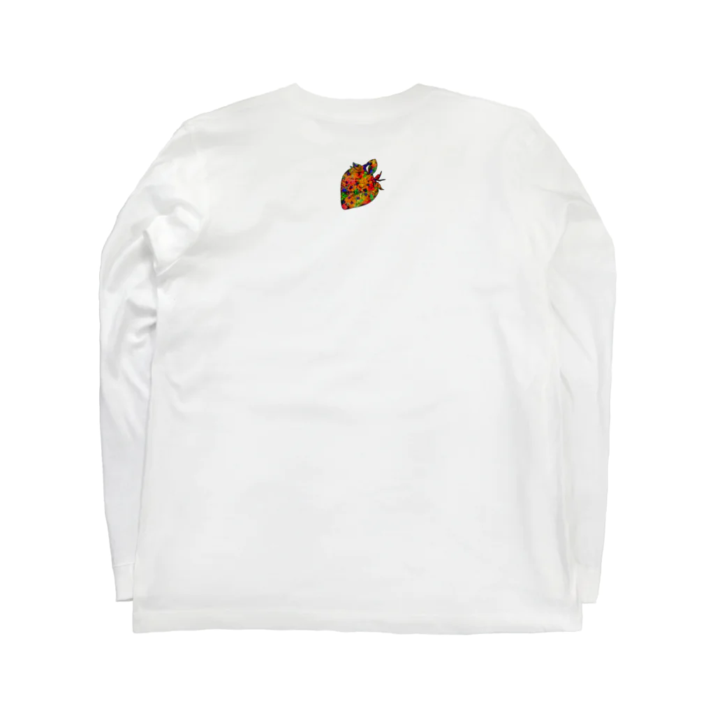 hitsuji-yaのCarpe Diem 紫苺御殿 Long Sleeve T-Shirt :back