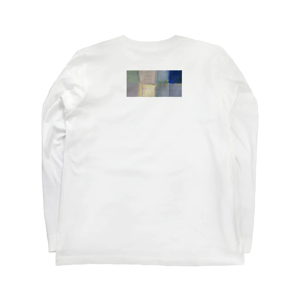 イイイロドリのコとバ Long Sleeve T-Shirt :back