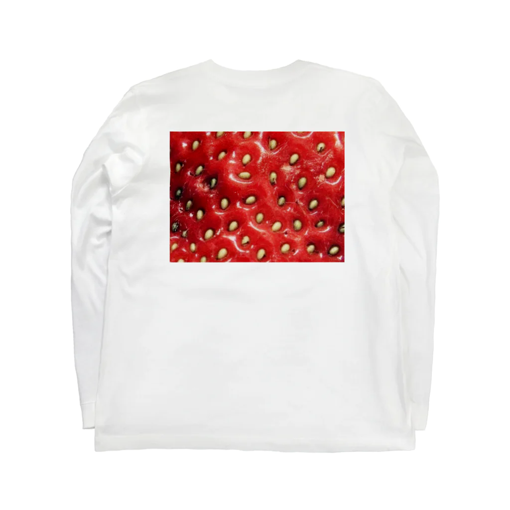 37SPIRITのstrawberry ロングスリーブTシャツの裏面