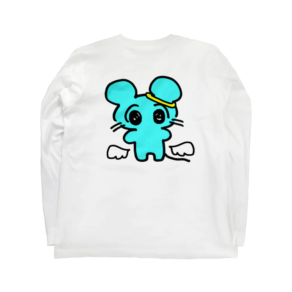 しょっぷのねずみぬん Long Sleeve T-Shirt :back