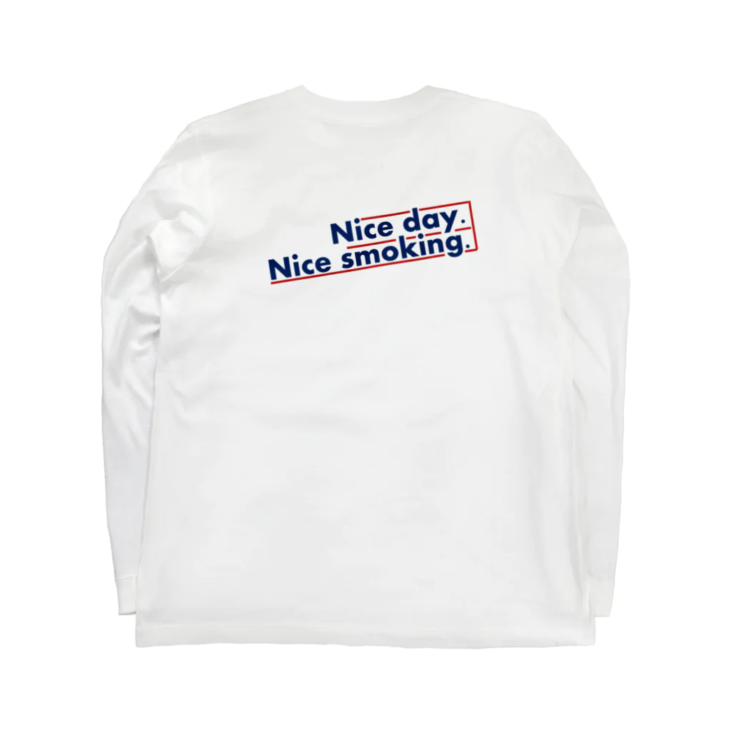 【スタジオ　ハル】のNice smoking.Nice day. ロングスリーブTシャツの裏面