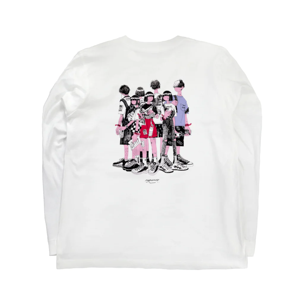 meruの音好きピープル Long Sleeve T-Shirt :back