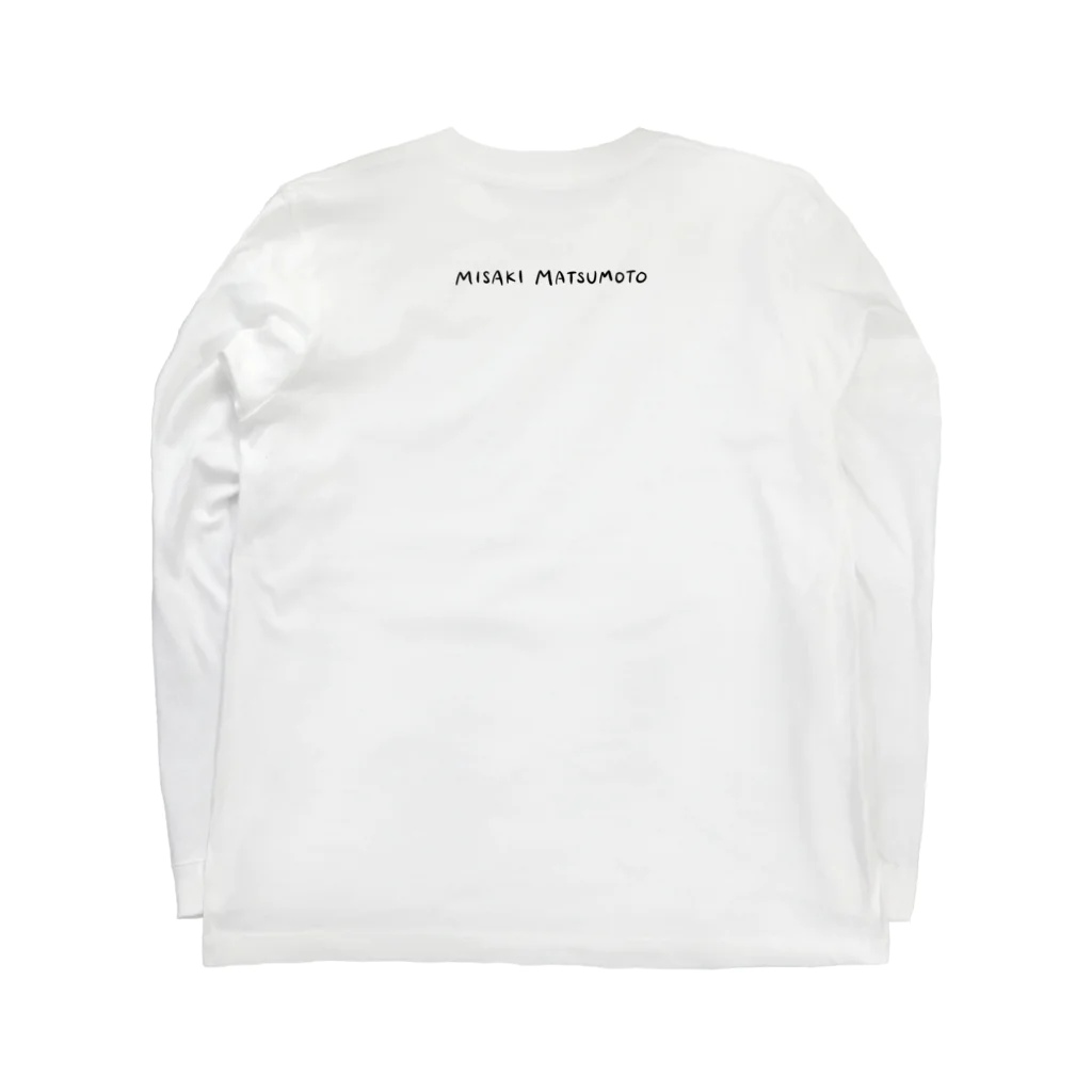 MISAKI MATSUMOTOの私の中の猫 Long Sleeve T-Shirt :back