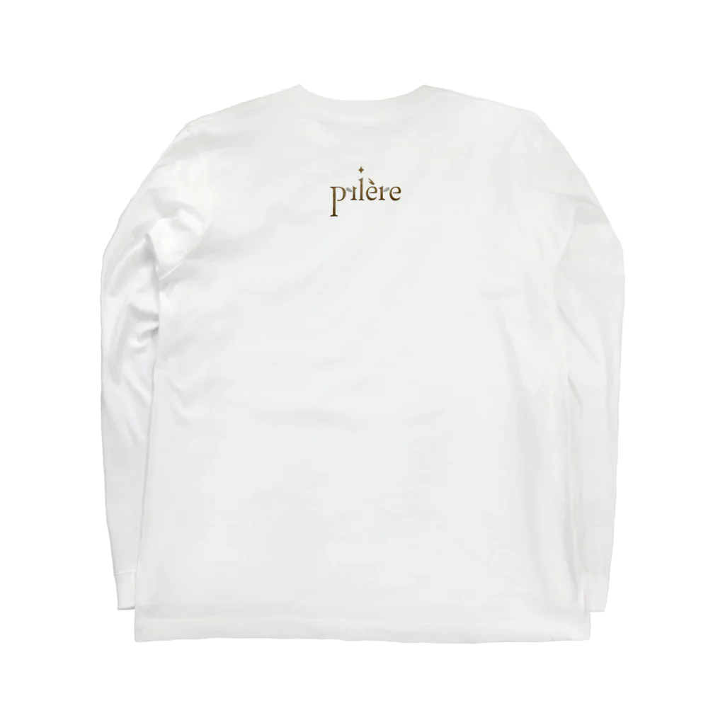  prièreの4つの景色(ピンク、ゴールド) Long Sleeve T-Shirt :back