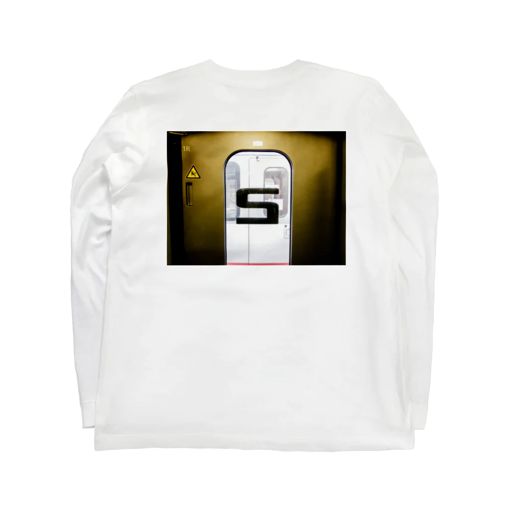 PPPRの Train door Long Sleeve T-Shirt :back