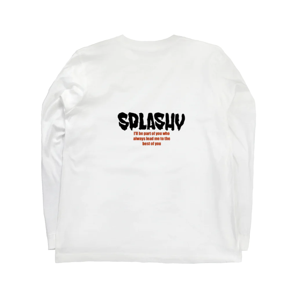 SPLASHYのWater gun  ロングスリーブTシャツの裏面