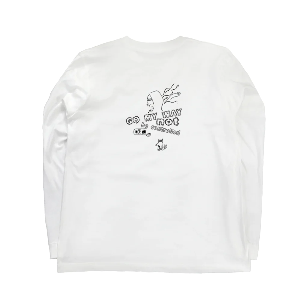 datsuのGO MY WAY Long Sleeve T-Shirt :back