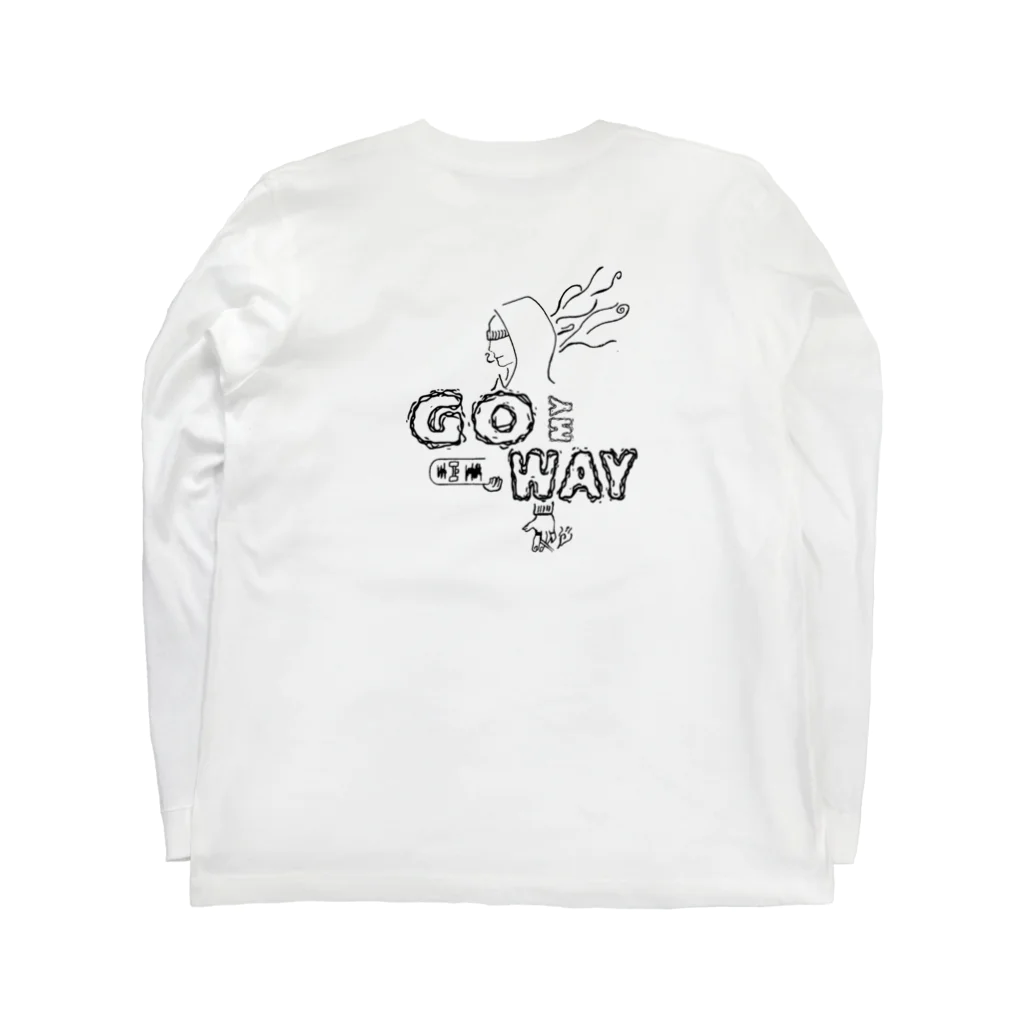 datsuのGO MY WAY Long Sleeve T-Shirt :back