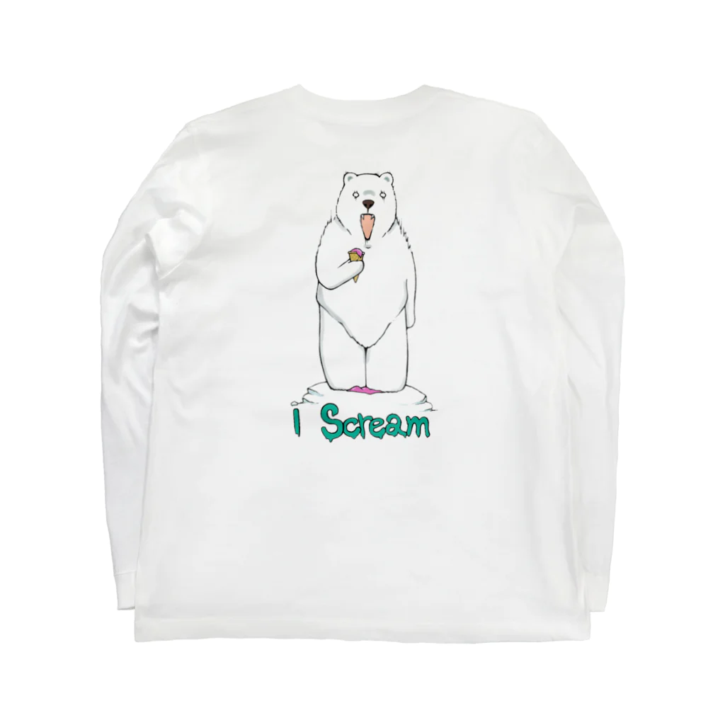 sota nakashimaのI Scream Long Sleeve T-Shirt :back