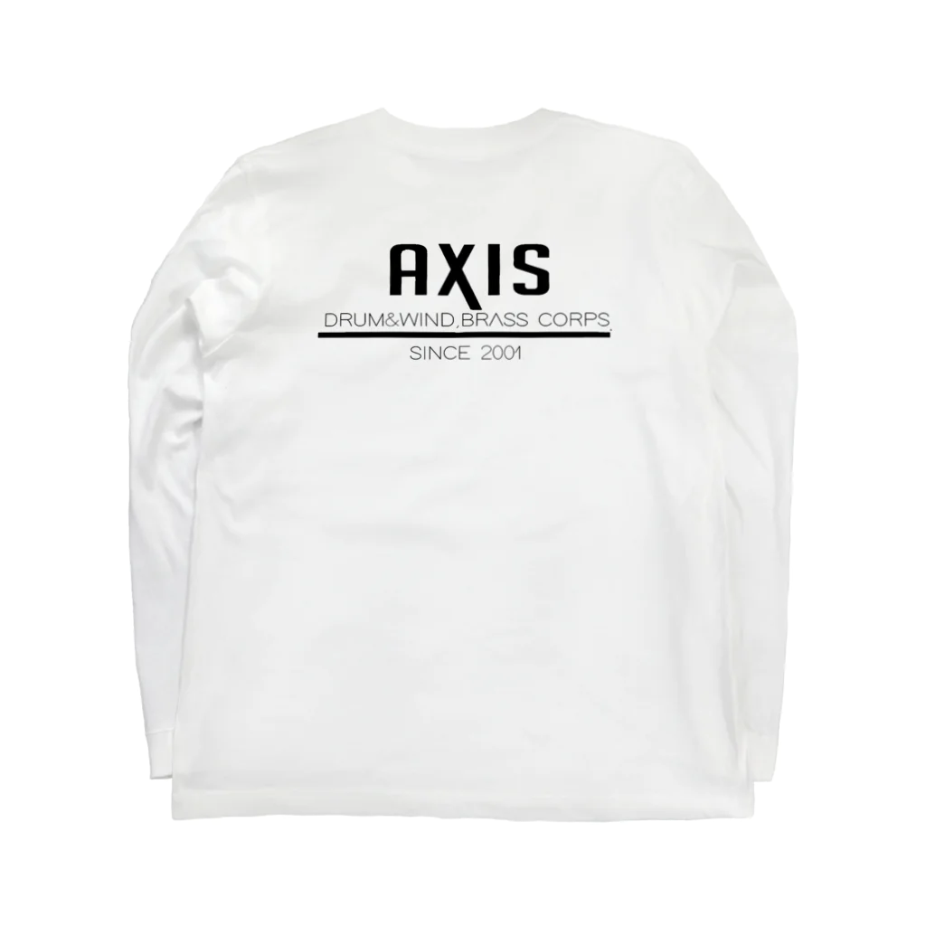 AXIS_GoodsのAXIS PERCUSSION ロングスリーブTシャツの裏面