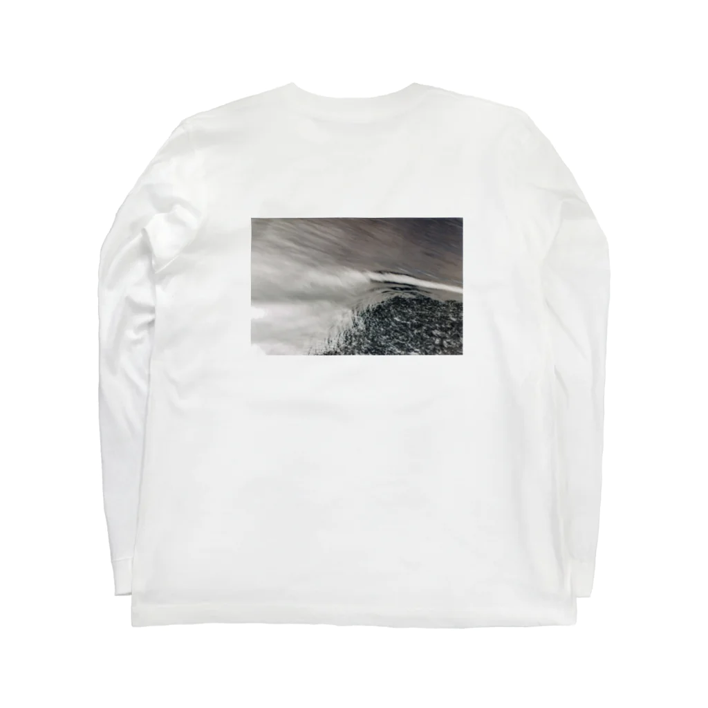 PHOTOGRAPHICsの反転した海 ロングスリーブTシャツの裏面