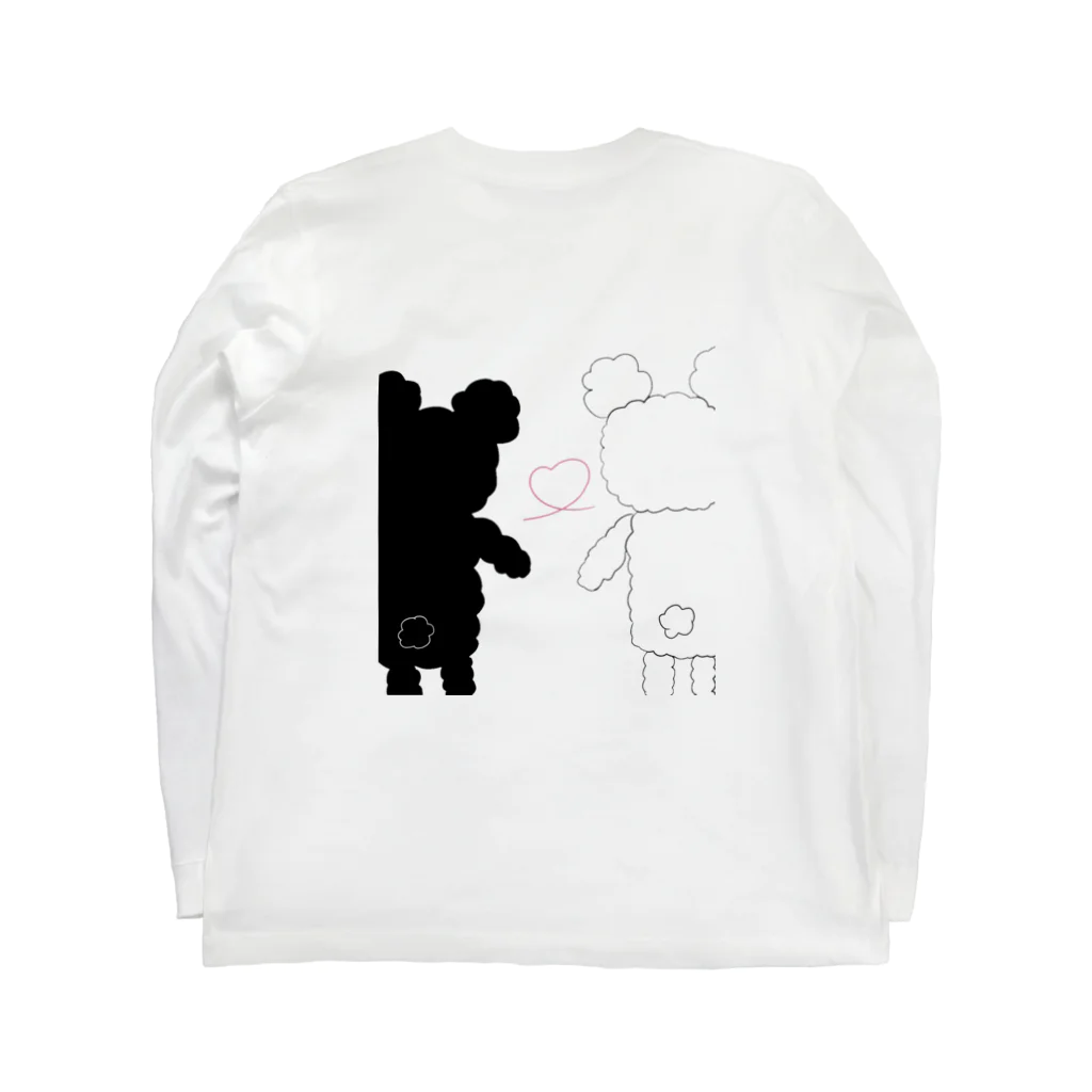 blackbear&WhitebearのWhite bear ロングスリーブTシャツの裏面