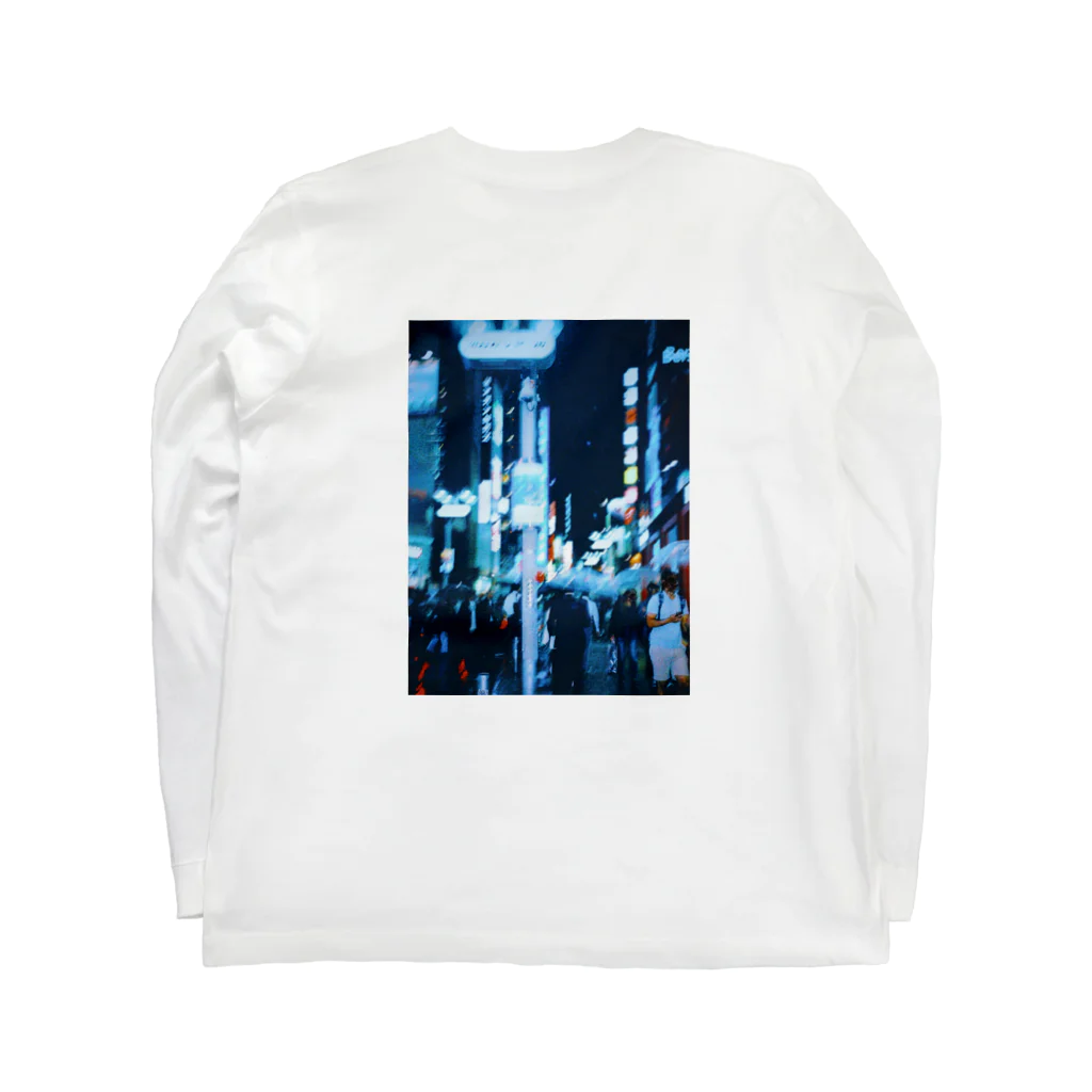 Ayaka Nakazonoのネオトーキョー Long Sleeve T-Shirt :back