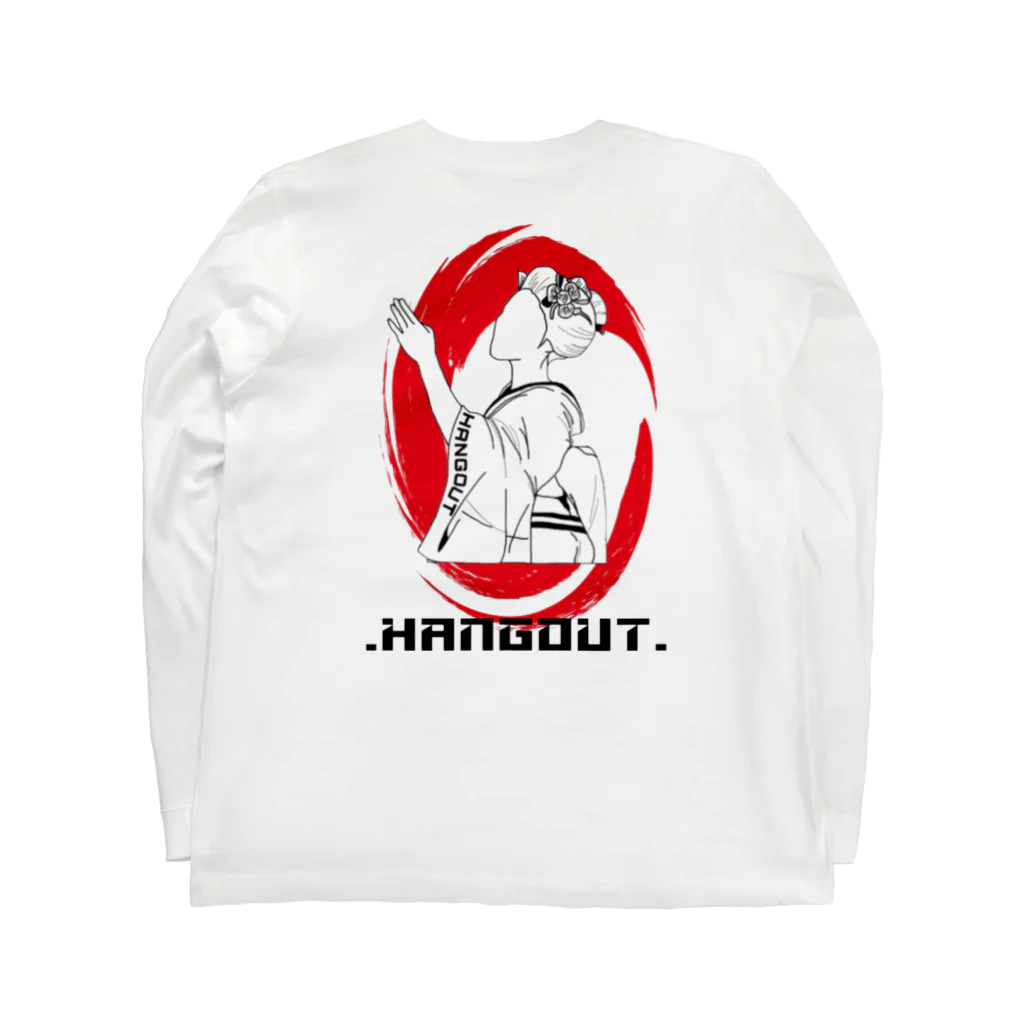 HANGOUTの.HANGOUT. × 舞妓さん Long Sleeve T-Shirt :back