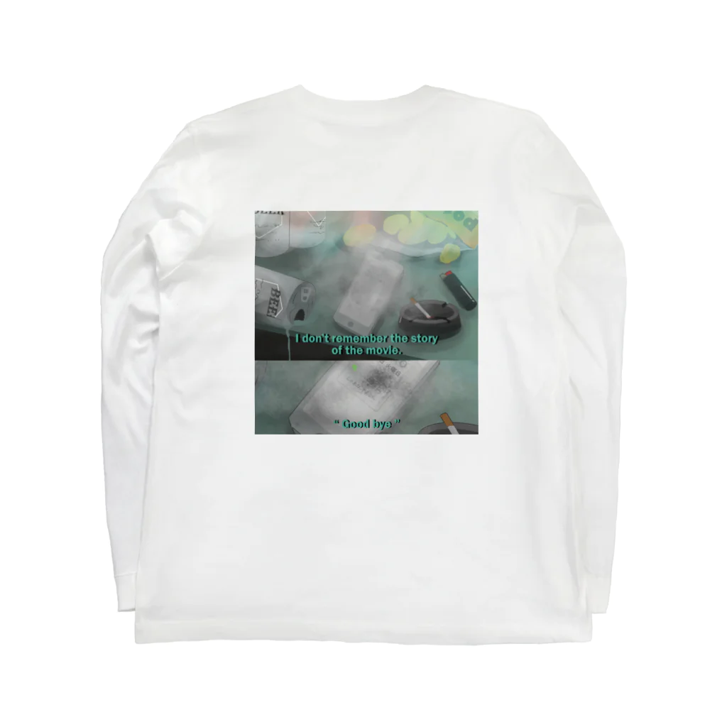 BoyHoodのGoodbye(night ver.) Long Sleeve T-Shirt :back