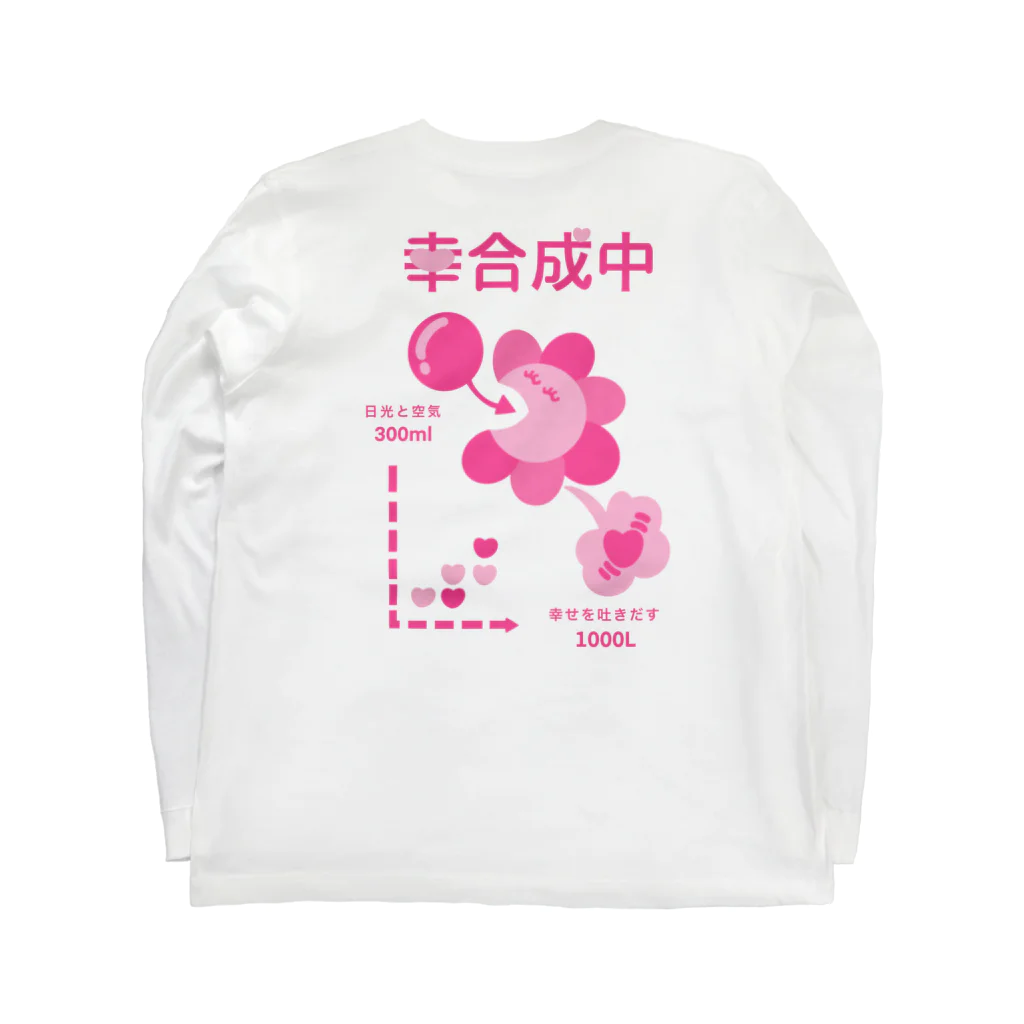 Berry Lovely Shopの幸(光)合成 ロングスリーブTシャツの裏面