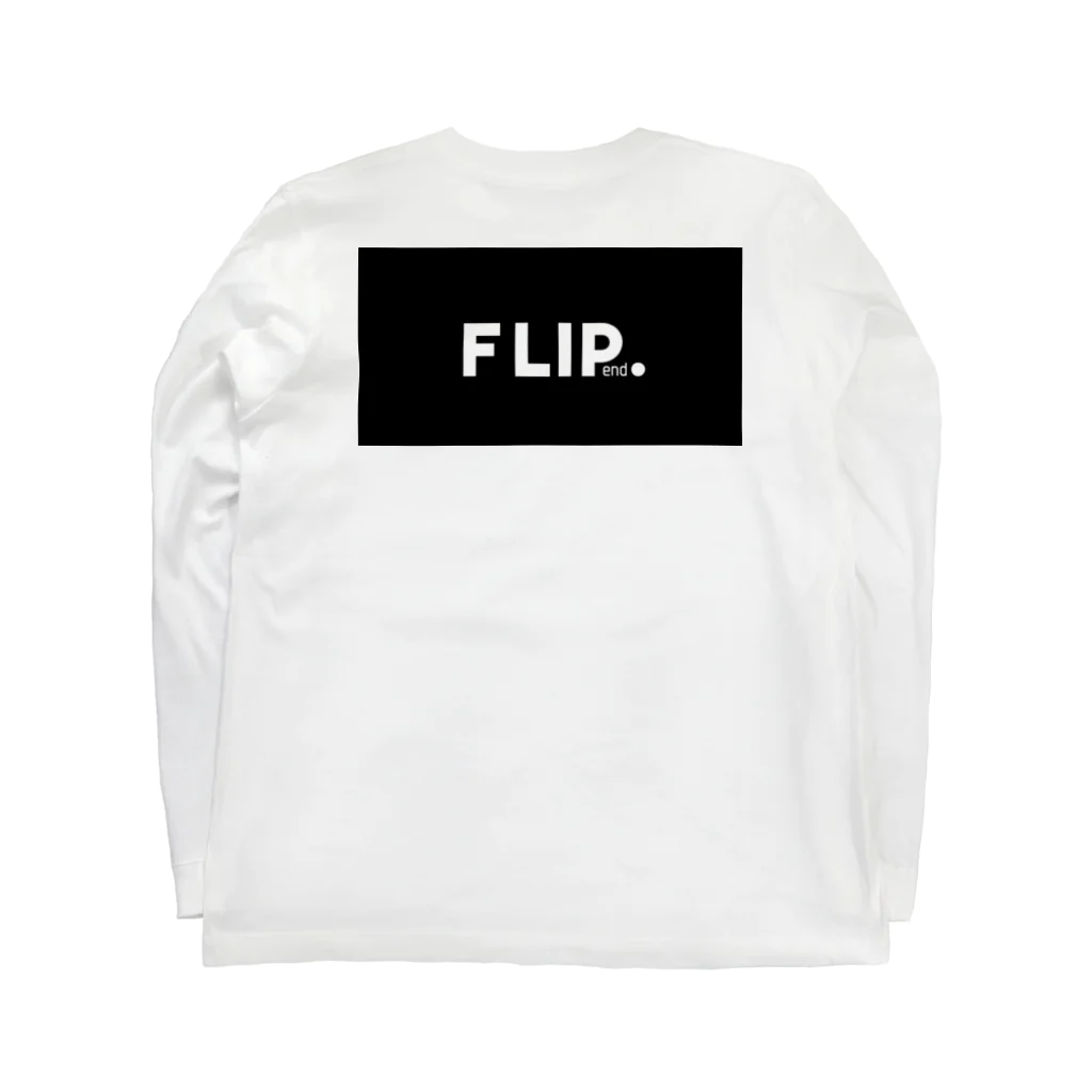 flip end.(フリップエンド)のflip.backlogo W01 ロングスリーブTシャツの裏面