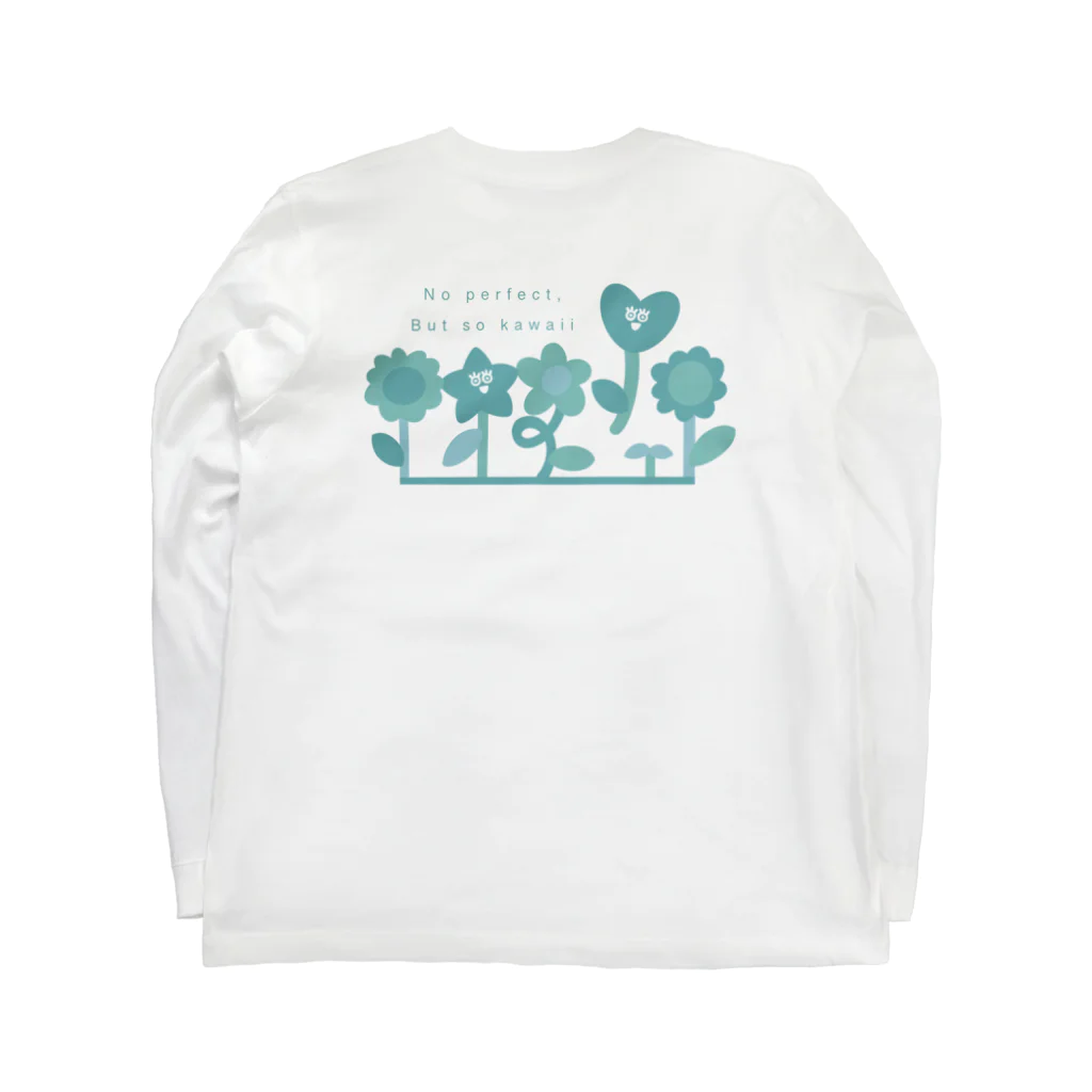 Berry Lovely Shopのハナらび(花らび*歯並び)ガタガタ ロングスリーブTシャツの裏面