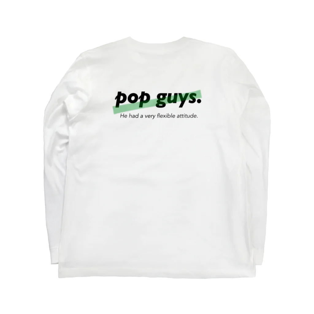 pop guysのpop guys ロングスリーブTシャツの裏面