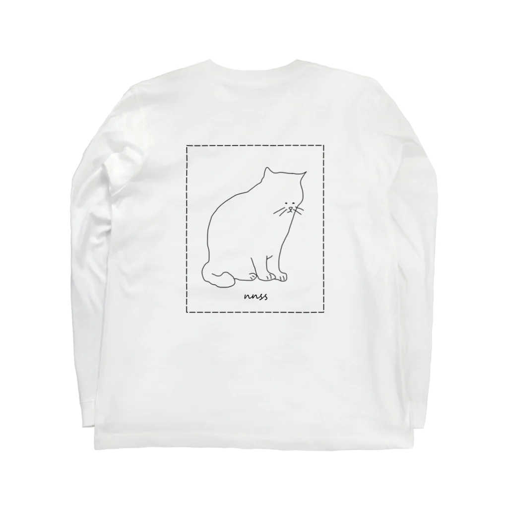 - NNSS -の猫-NNSS-2020"nekosen" ロングスリーブTシャツの裏面