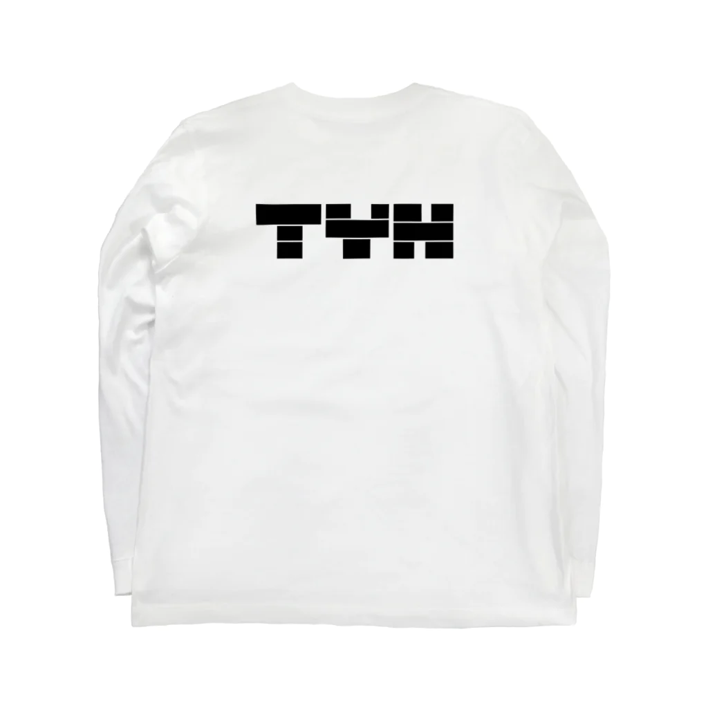 mononoteのTYHコマワリ／BK Long Sleeve T-Shirt :back