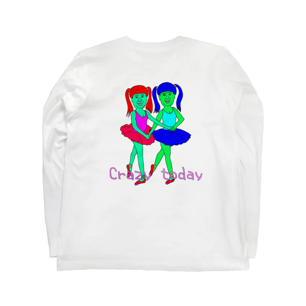 k.chubbyのcrazygirlロンT Long Sleeve T-Shirt :back