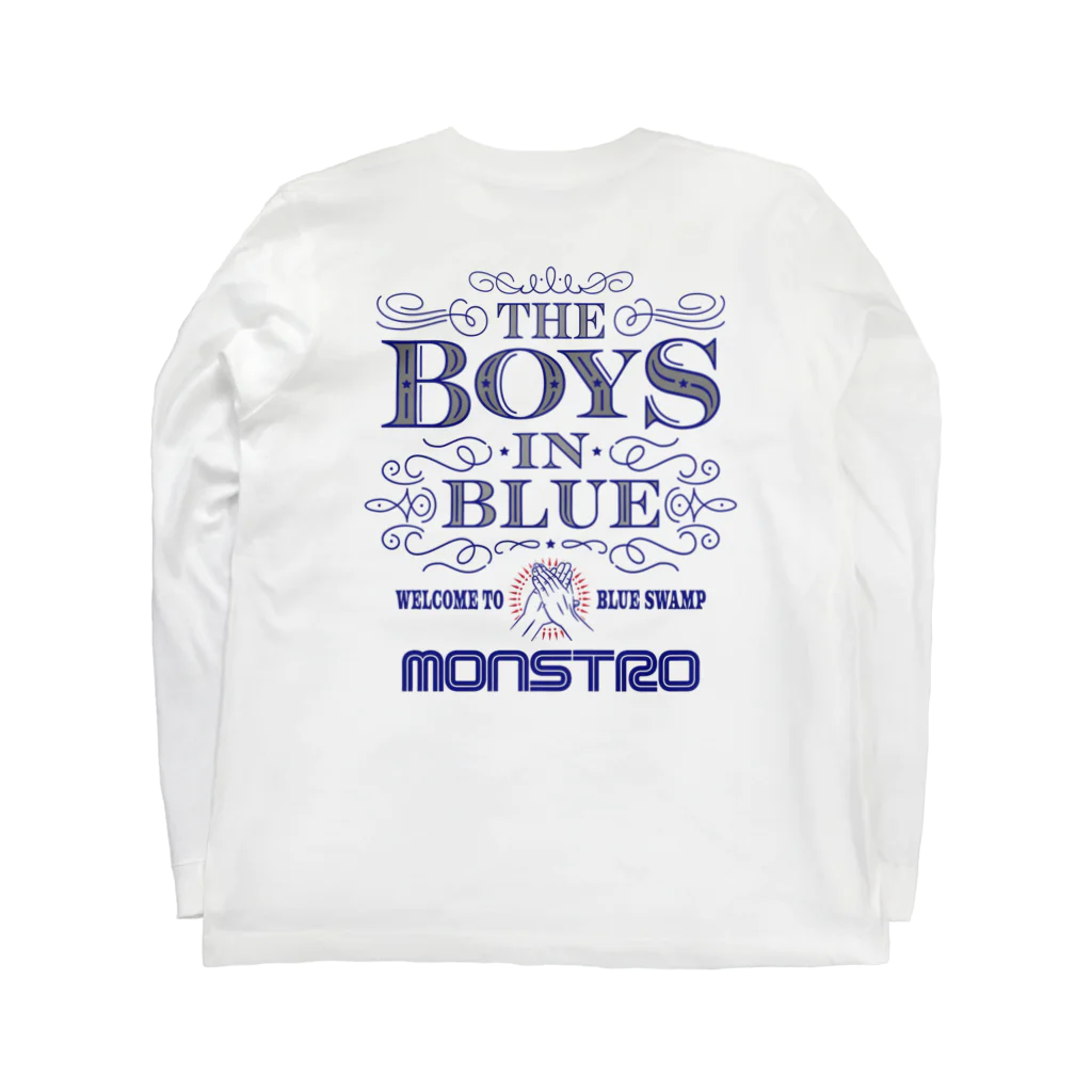 なー＠No.169のBOYS IN BLUE 2020（B) Long Sleeve T-Shirt :back