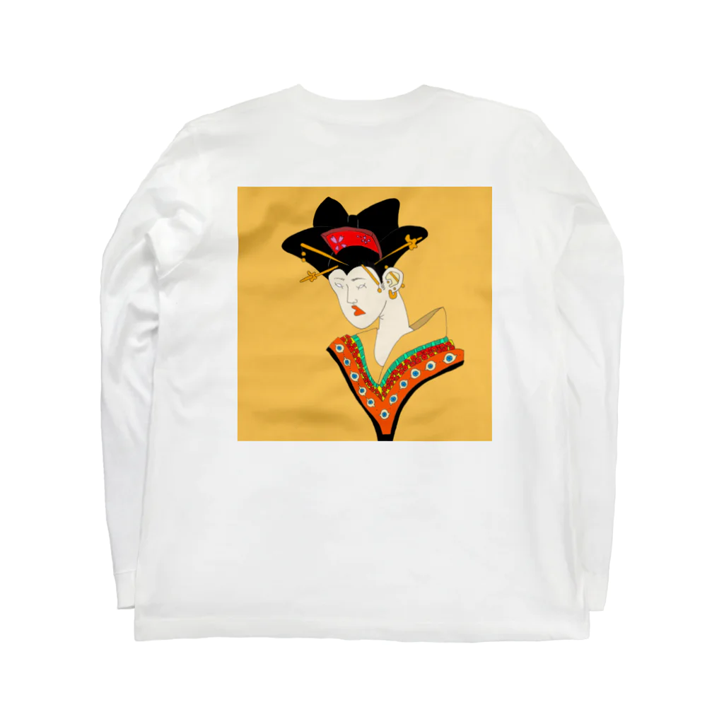 髙橋えちるもの浮世絵 Long Sleeve T-Shirt :back