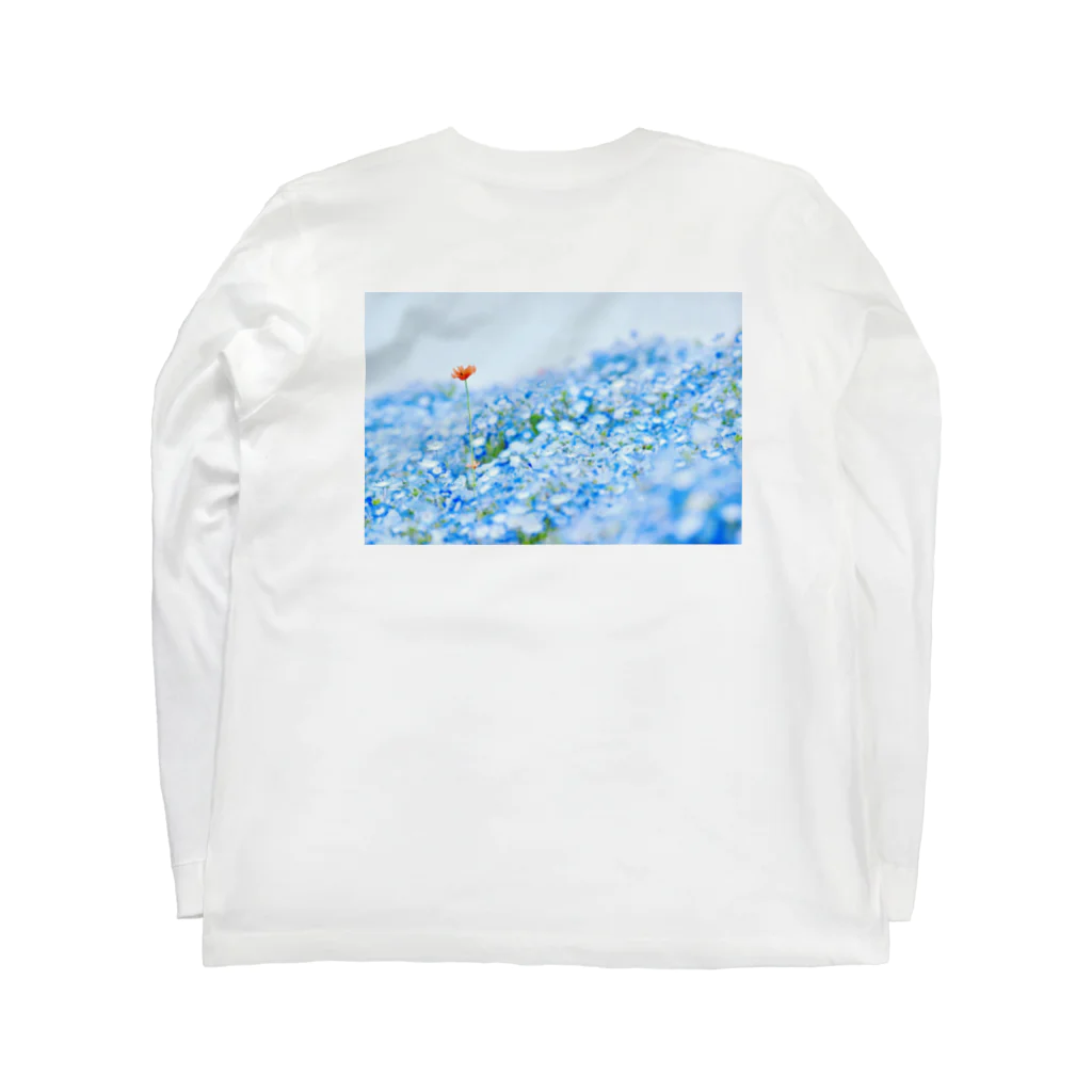 &Peaceの一輪 Long Sleeve T-Shirt :back