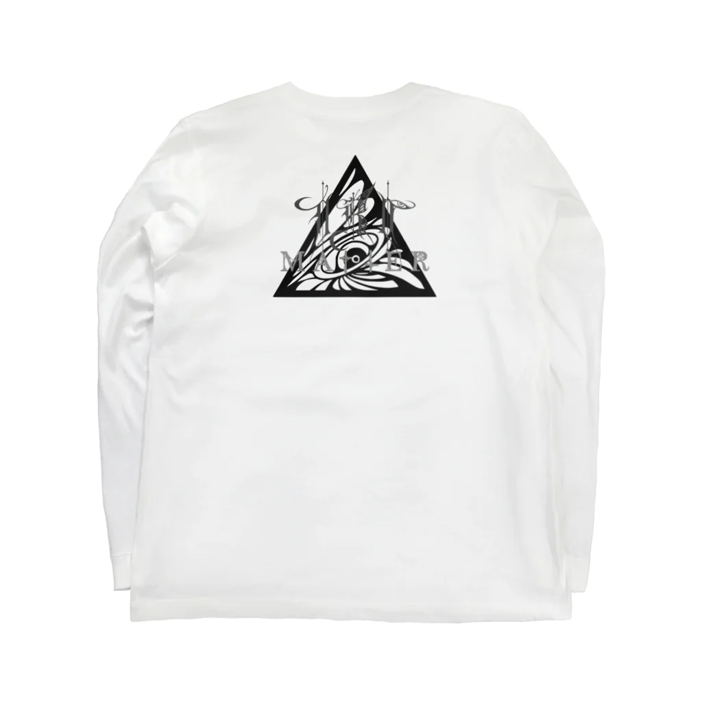 IBI-MATTER-の堕天狼 Long Sleeve T-Shirt :back