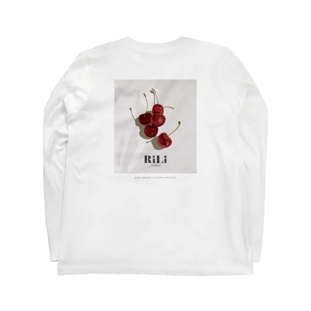 RiLiの思い出つくろうproject ロングスリーブTシャツの裏面